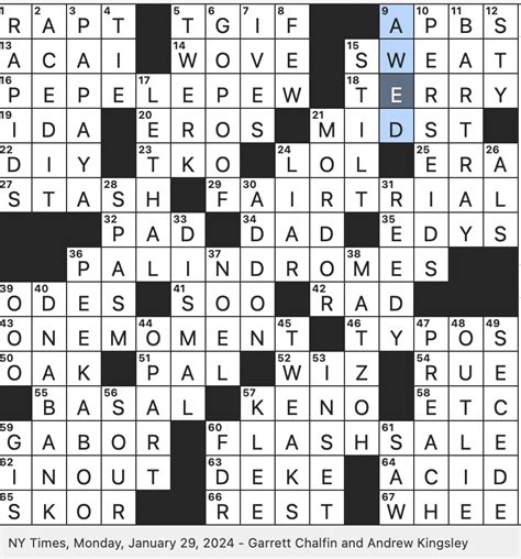  PLATTER Crossword Solution. TRAY. This crossword clue might have a different answer every time it appears on a new New York Times Puzzle, please read all the answers until you find the one that solves your clue. Today's puzzle is listed on our homepage along with all the possible crossword clue solutions. The latest puzzle is: NYT 02/16/24. 